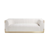 3. "Paloma Gold Sofa: Contessa Vanilla - Premium Quality Living Room Furniture"