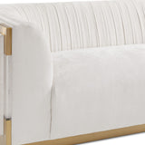 5. "Paloma Gold Loveseat in Contessa Vanilla - Perfect Addition to Any Living Space"