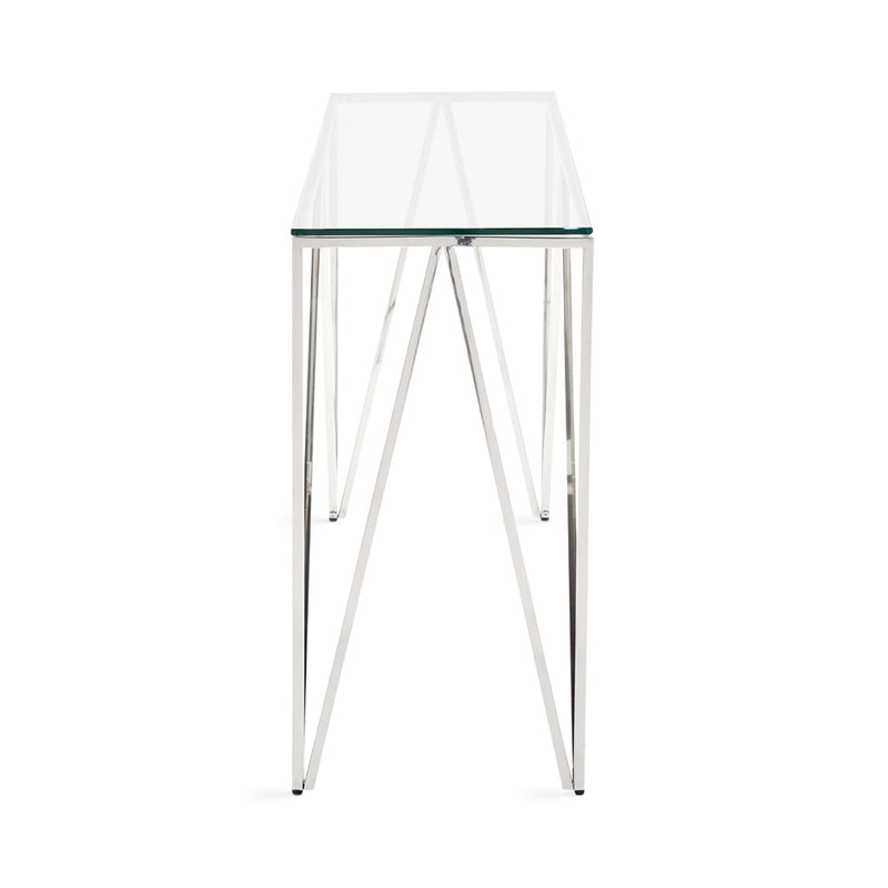 2. "Elegant Luxor Console Table with spacious storage drawers"