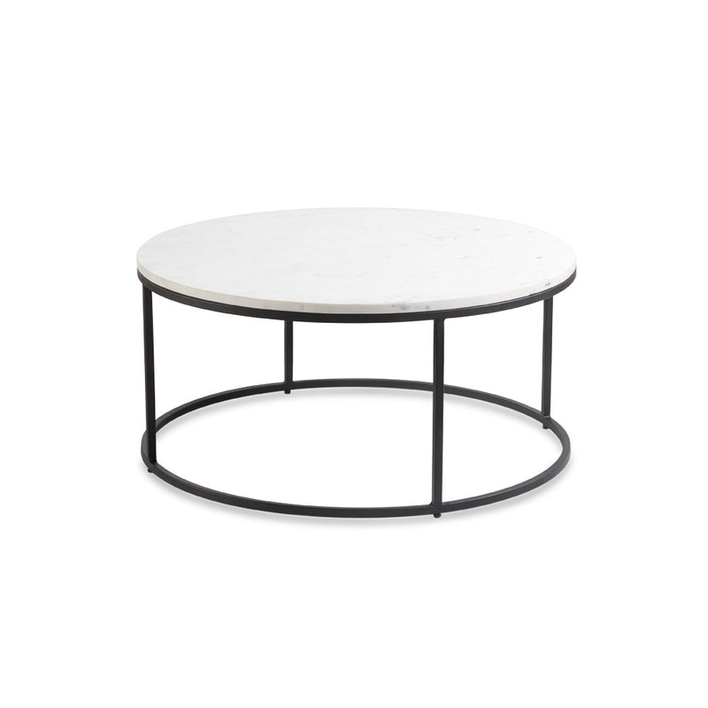 3. "Set of 2 nesting coffee tables - Sleek black finish for modern interiors"