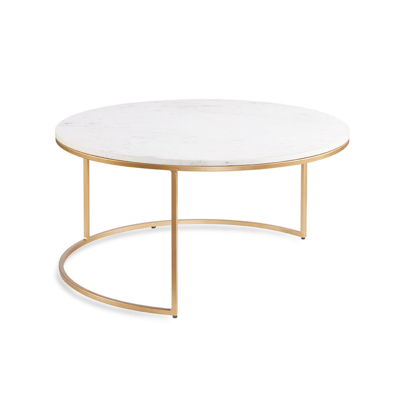 5. "Amelia Nesting Coffee Tables: Gold (set of 2) - Enhance your living space with these chic nesting tables"
