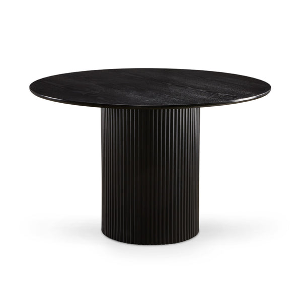 1. "Harmony Dining Table: Black - Sleek and modern design for contemporary dining spaces"