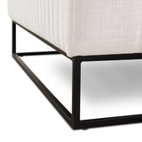 6. "Grey Linen Franklin Sofa - Enhance your home with this chic and cozy furniture choice"