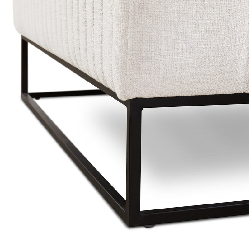 6. "Grey Linen Franklin Sofa - Enhance your home with this chic and cozy furniture choice"