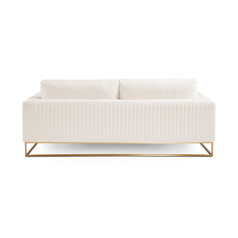 7. "Franklin Gold Sofa: Contessa Vanilla - Create a Timeless and Inviting Ambiance"