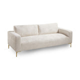1. "Franco Gold Sofa: Grey Chenille - Luxurious and Comfortable Seating Option"