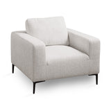 1. "Franco Accent Chair: Grey Linen - Elegant and comfortable seating option"
