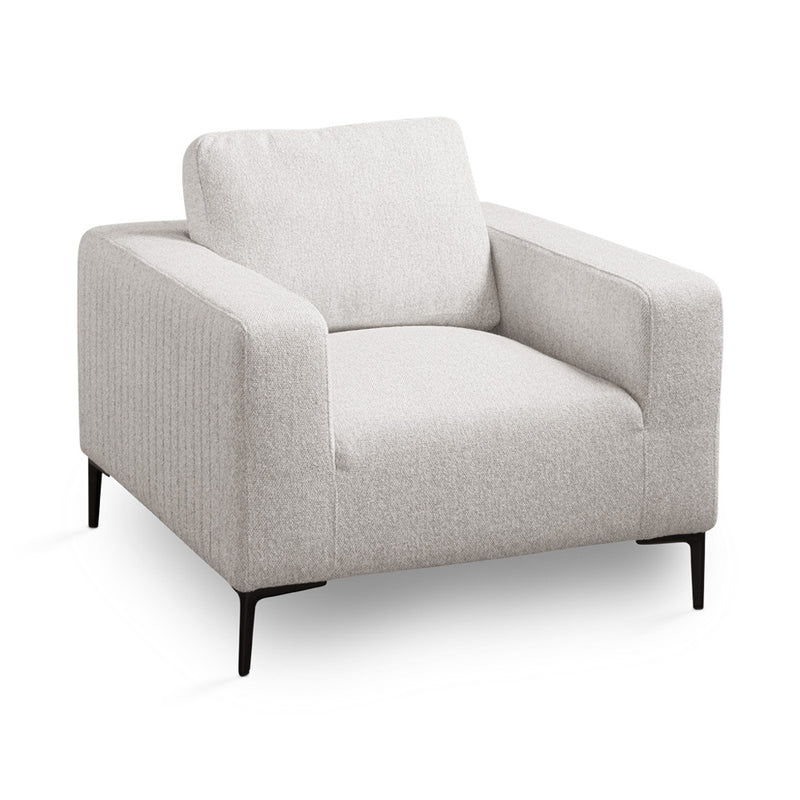 1. "Franco Accent Chair: Grey Linen - Elegant and comfortable seating option"