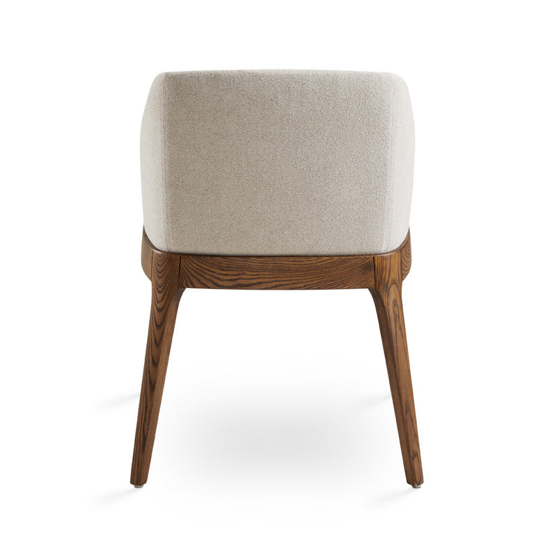8. "Light Grey Antonia Dining Chair - Sleek and modern design for a trendy dining area"
