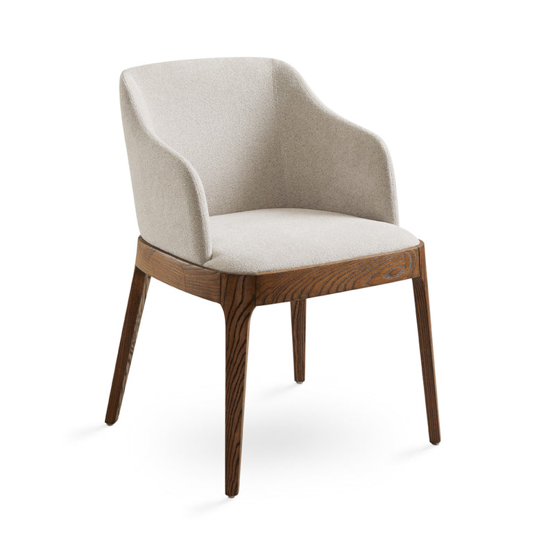 1. "Antonia Dining Chair: Light Grey - Elegant and comfortable seating option for your dining room"