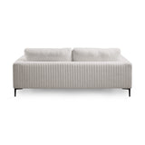 9. "Franco Sofa: Grey Linen - Ideal choice for those seeking both comfort and elegance"