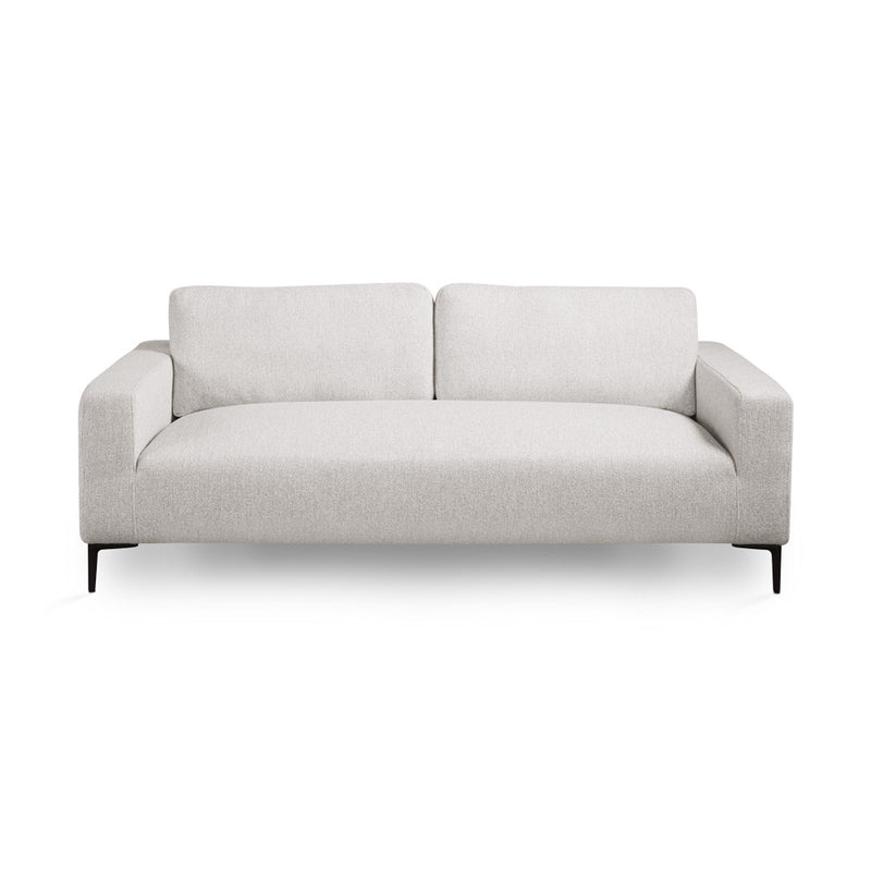8. "Grey Linen Franco Sofa - Enhance your living room with this chic seating option"
