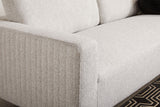 5. "Franco Sofa: Grey Linen - High-quality craftsmanship and luxurious comfort"