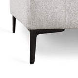 5. "Franco Loveseat: Grey Linen - Luxurious and durable upholstery for long-lasting use"