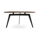 5. "Elegant Agnes Coffee Table with a unique blend of wood and metal accents"