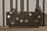 2. "Elegant Bailey Sideboard - Cocoa Brown for your dining room"
