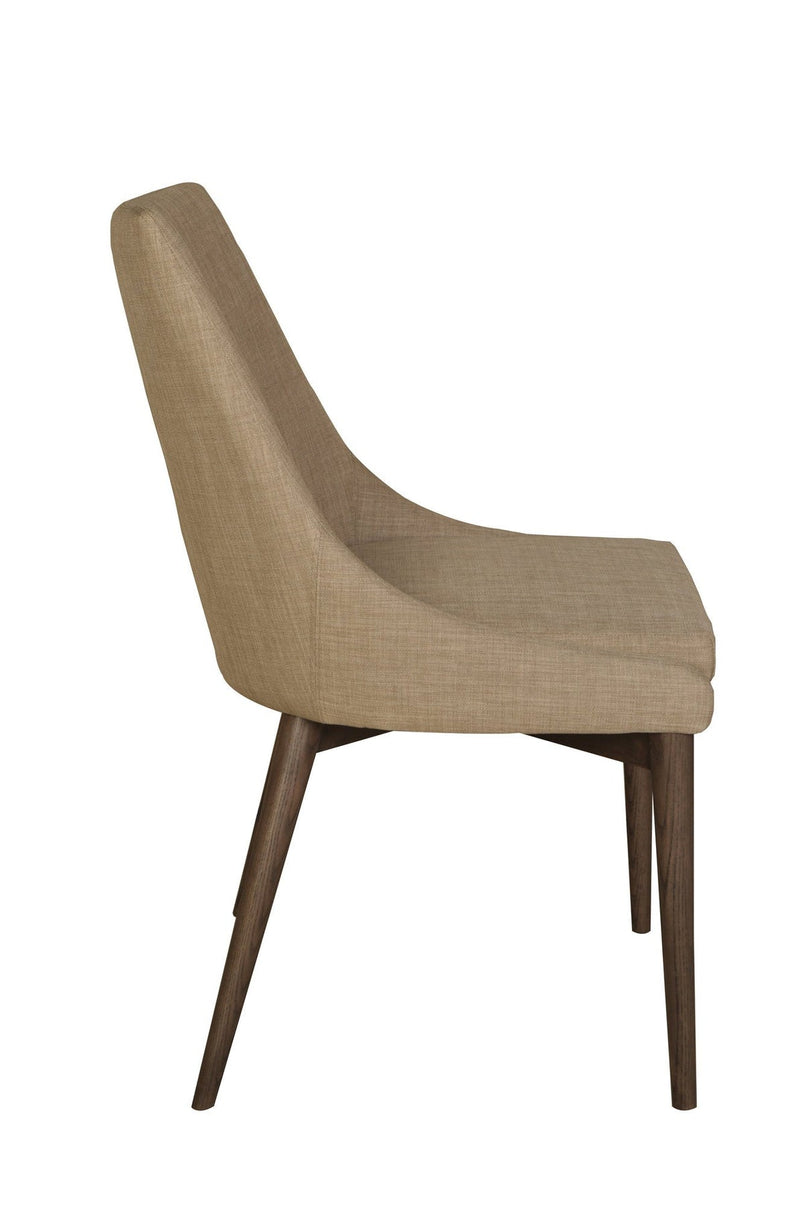 3. "Medium-sized image of Fritz Side Dining Chair – Beige in a modern dining room"