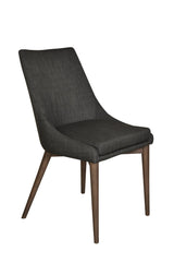 1. "Fritz Side Dining Chair - Dark Grey with comfortable cushioning"