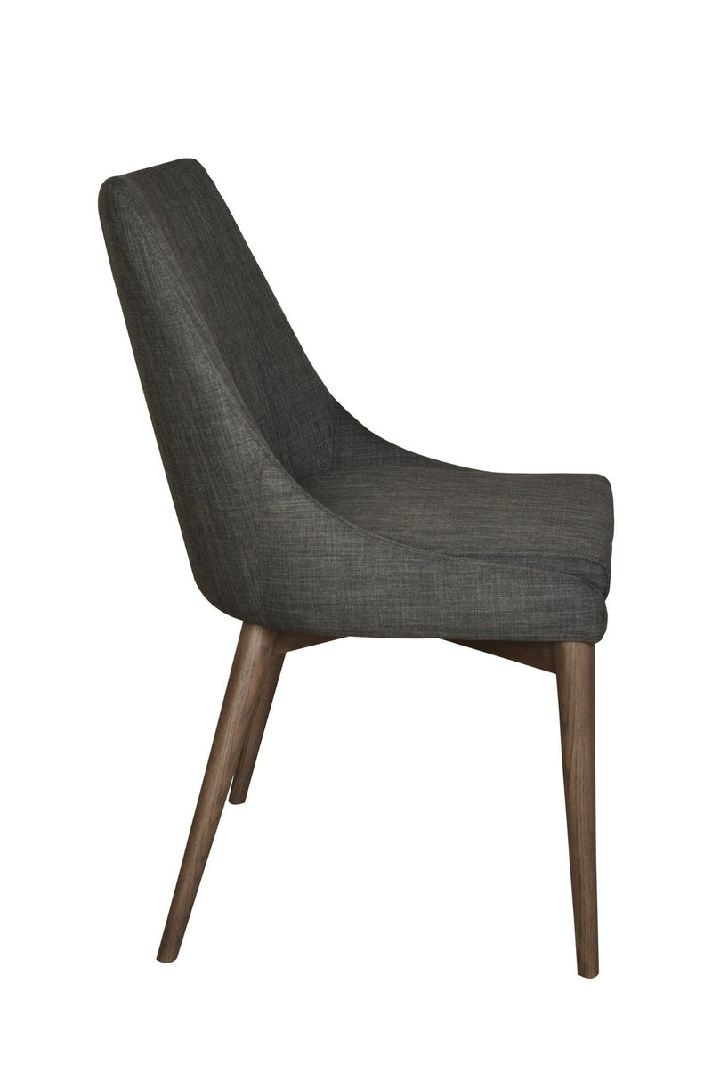 4. "Durable Fritz Side Dining Chair - Dark Grey for long-lasting use"