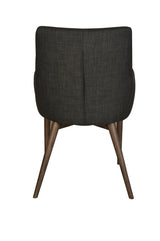 5. "Fritz Arm Dining Chair - Dark Grey with ergonomic design for maximum comfort"