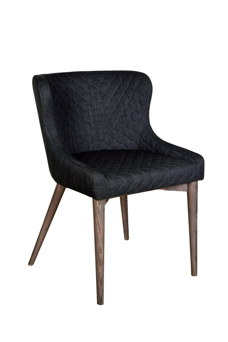 2. "Elegant Mila Dining Chair - Dark Grey for modern dining spaces"