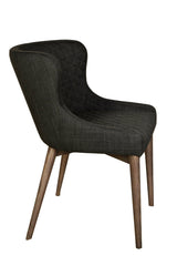 3. "Dark Grey Mila Dining Chair with sturdy construction and stylish upholstery"