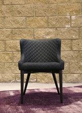 7. "Contemporary Mila Dining Chair - Dark Grey with timeless appeal"