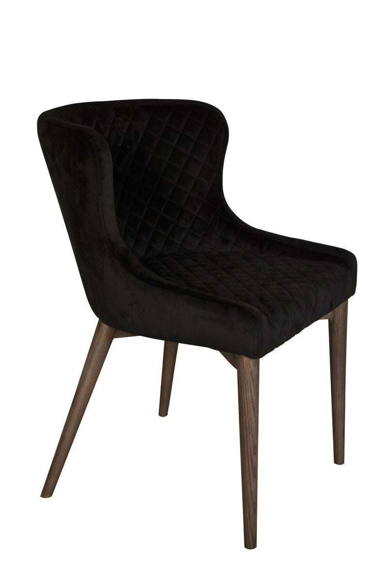 4. "Premium quality Mila Dining Chair - Black Velvet for ultimate comfort and durability"