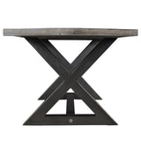 3. "Zax Rectangular Dining Table - Crafted with high-quality materials for durability"