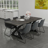 7. "Zax Rectangular Dining Table - Enhance your dining experience with this stunning piece"