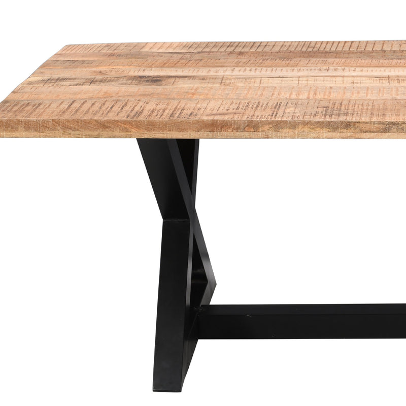 7. "Zax Rectangular Dining Table - Functional and practical for everyday use"