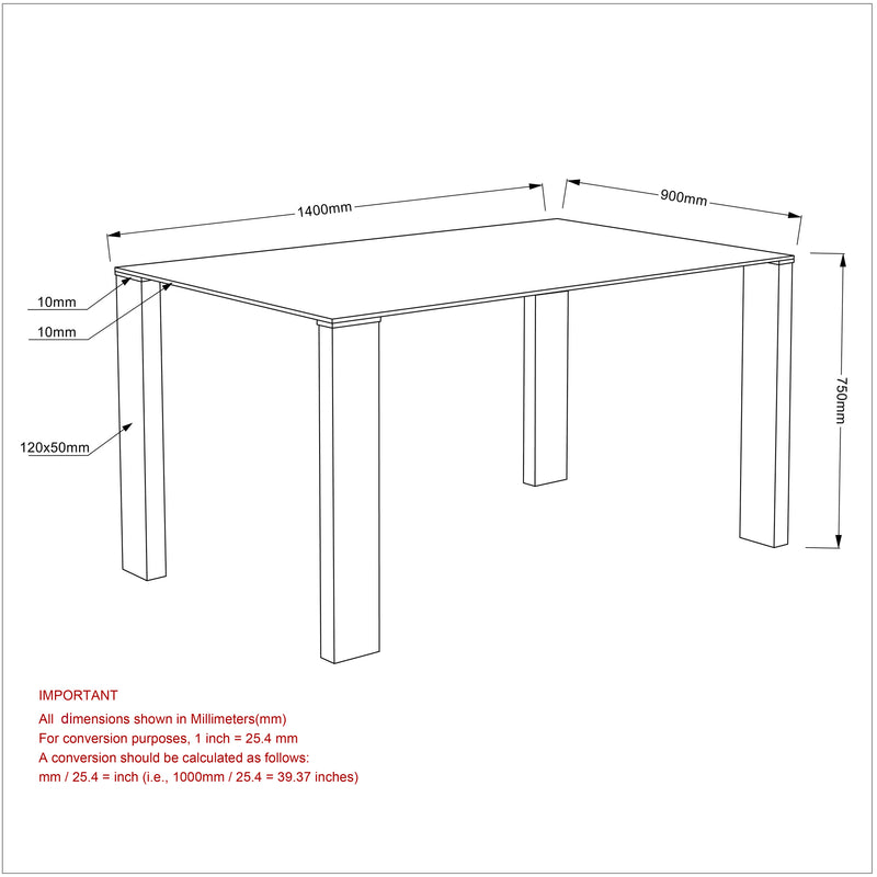 8. "Spacious Frankfurt Dining Table - Accommodates large groups comfortably"
