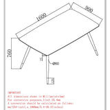 8. "White and Black Emery Table - Create a chic and inviting dining space with this piece"
