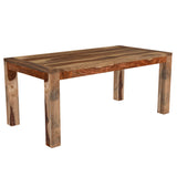 1. "Krish Rectangular Dining Table in Dark Sheesham - Elegant and sturdy dining table"