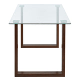 3. "Stylish Franco Rectangular Dining Table in Walnut - Perfect for family gatherings"