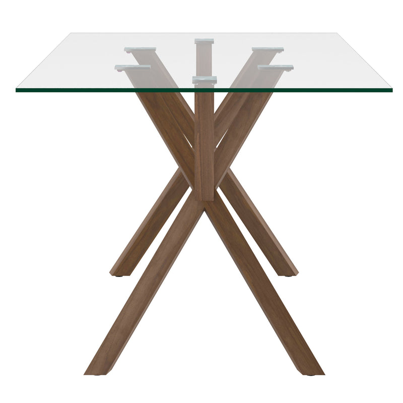 3. "Rectangular dining table - Ideal for family gatherings"