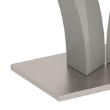 7. "Light Grey Dining Table - Enhances the aesthetic appeal of your home"