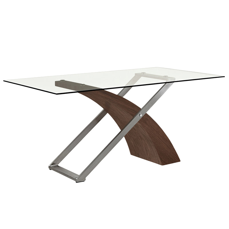1. "Veneta Rectangular Dining Table in Walnut - Elegant and versatile dining furniture"