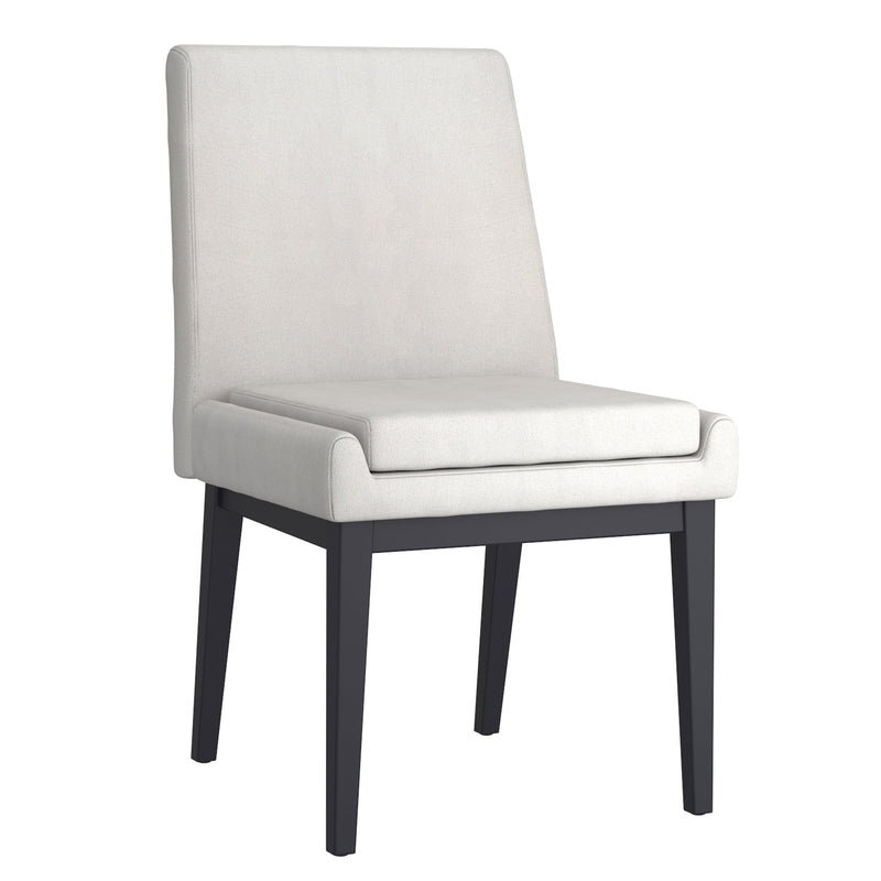1. "Cortez Dining Chair, Set of 2, Beige Fabric and Black - Elegant and comfortable seating for your dining room"