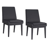 7. "Cortez Dining Chair, Set of 2, in Black - Versatile and timeless design"