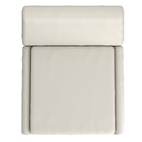 6. "Beige Faux Leather and Black Cortez Dining Chair Set - Perfect Addition to Any Dining Room"