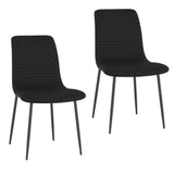7. "Brixx Dining Chair, Set of 2, in Black - Enhance your dining area with these stylish chairs"