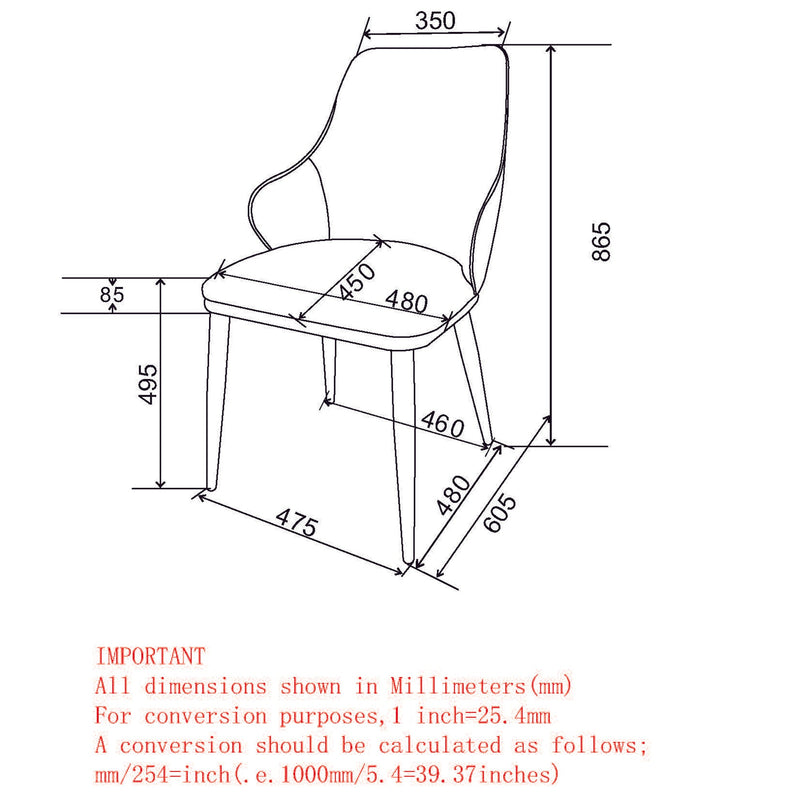 8. "Beige Fabric and Black Kash Dining Chair, Set of 2 - Comfortable seating solution for any occasion"