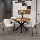 2. "Beige Fabric and Black Olis Dining Chair, Set of 2 - Stylish and versatile chairs for any dining space"