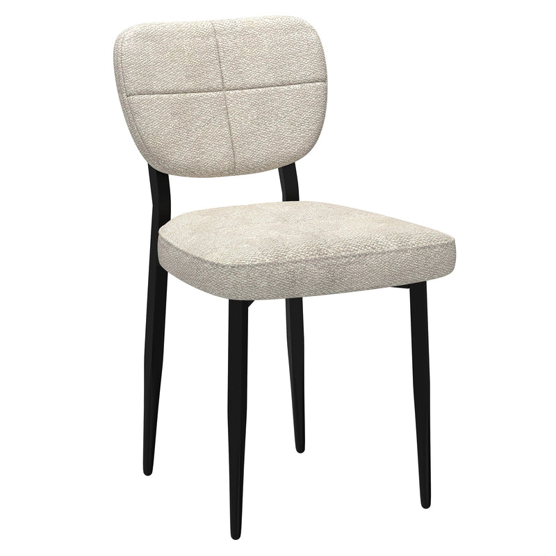 1. "Zeke Dining Chair, Set of 2, Beige and Black - Stylish and comfortable seating for your dining area"