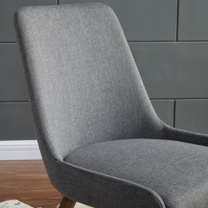 4. "Light Grey Mia Dining Chair, Set of 2 - Sleek and Contemporary Addition to Your Dining Space"