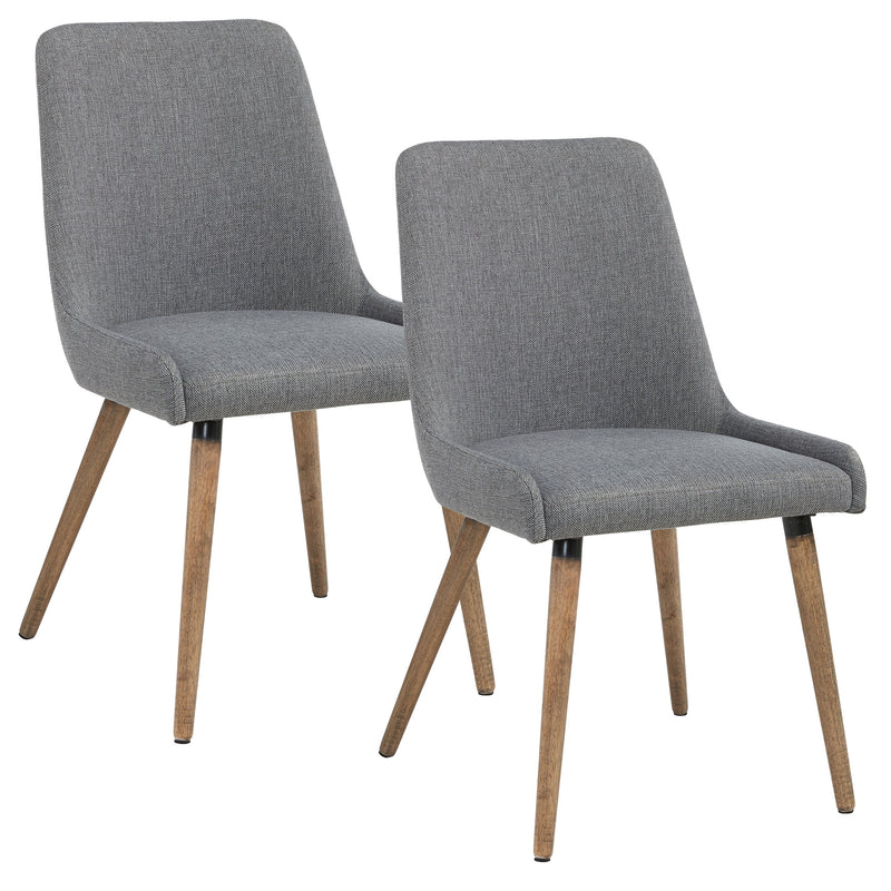 6. "Mia Dining Chair, Set of 2 in Light Grey - Perfect Blend of Functionality and Aesthetics"
