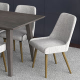 2. "Dark Grey Mia Dining Chair, Set of 2 - Elegant and Modern Design"