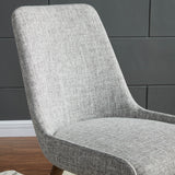 5. "Grey Leg Mia Dining Chair, Set of 2 - Enhance Your Dining Experience with Comfort and Style"