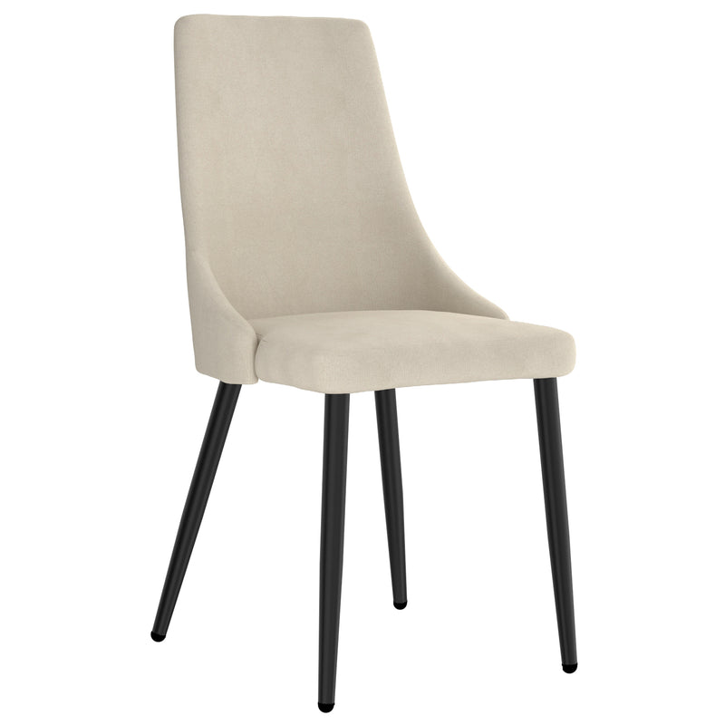 1. "Venice Dining Chair, Set of 2 in Beige and Black - Elegant and comfortable seating for your dining room"
